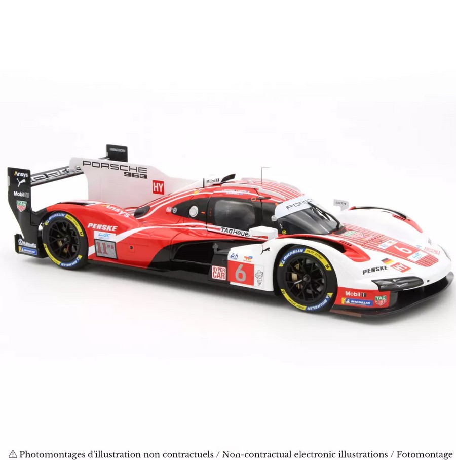 Norev 187163 Porsche 963 Team Penske 2nd LM 24h 2025 1:18