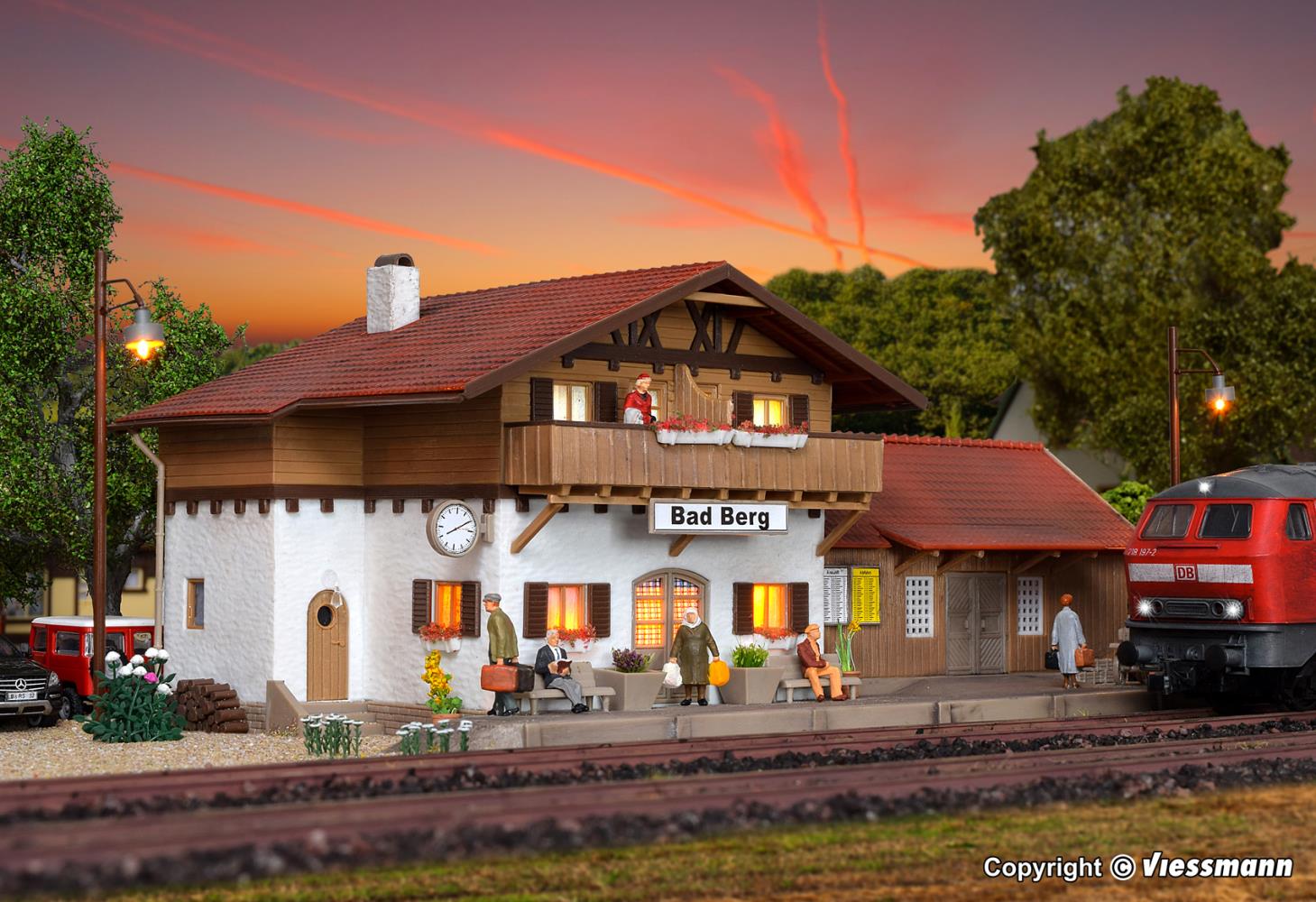 Vollmer 43526 Bahnhof Bad Berg 1:87 Spur H0 Bausatz Neu OVP