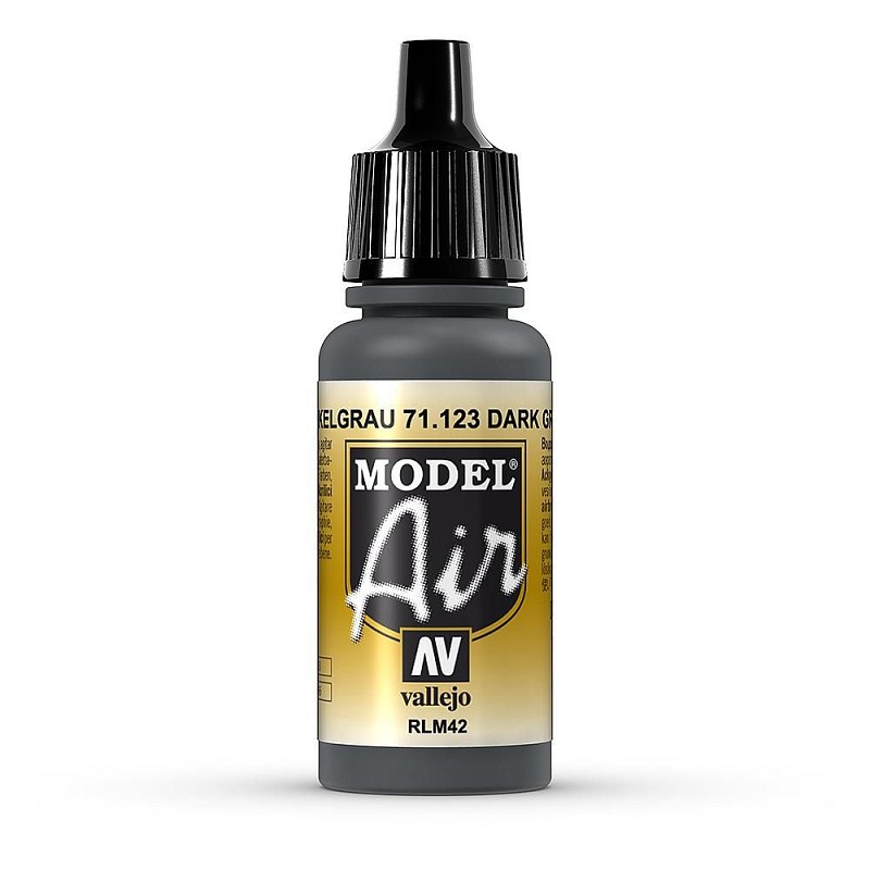Vallejo 71123 Dunkelgrau, RLM 42, 17 ml