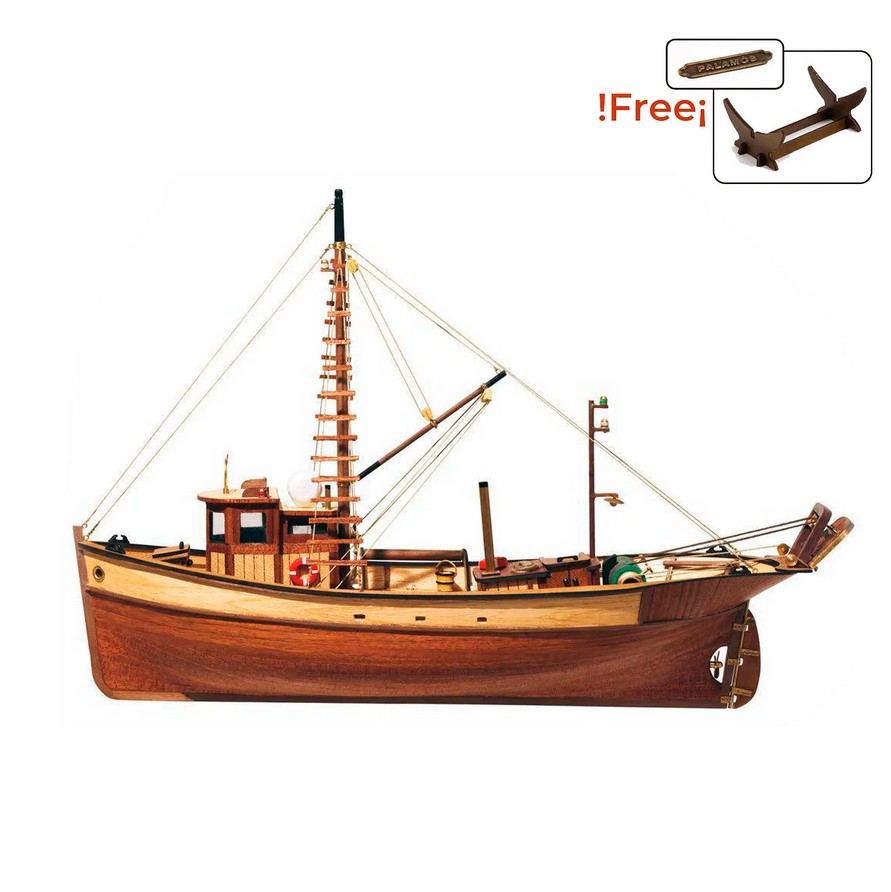 OcCre 12000 Palamós Fischkutter 1:45 Holzbausatz NEU OVP