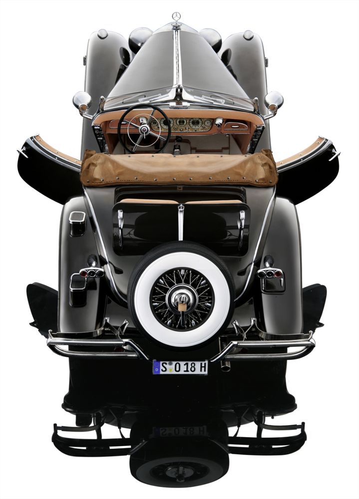 Bauer S018H Mercedes-Benz 500 K Spezial Roadster 1934 1:12 Neu