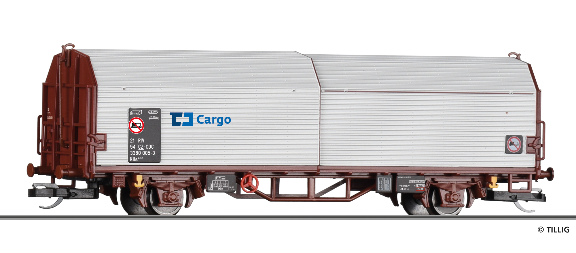 Tillig 14864 START-Haubenwagen Kils der ČD Cargo