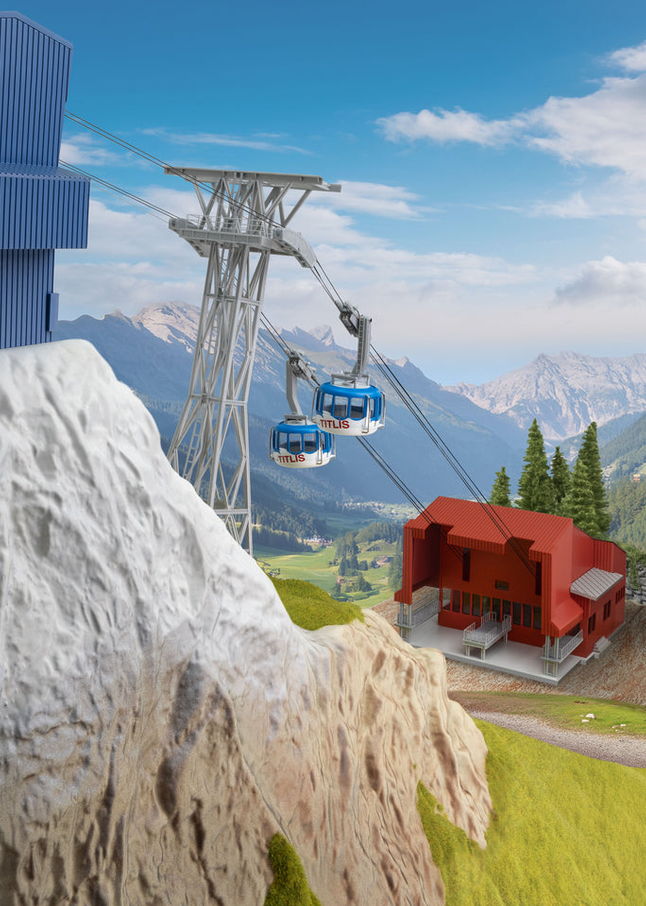Brawa 6331 Gondelbahn Titlis 1:87 Spur H0 Bausatz NEU OVP