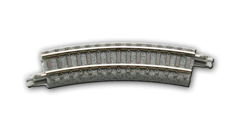 Rokuhan R019 Gleis gebogen R127-26° Gegenbogen 2 Stück Spur Z