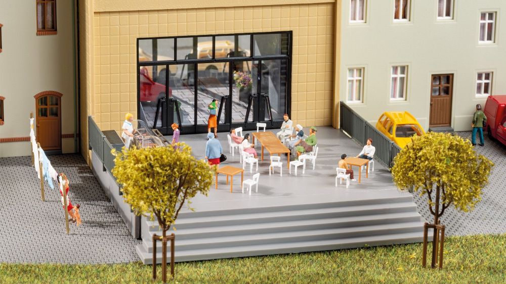 Auhagen 13360 Stadthaus-Passage 1:120 Spur TT Bausatz NEU OVP