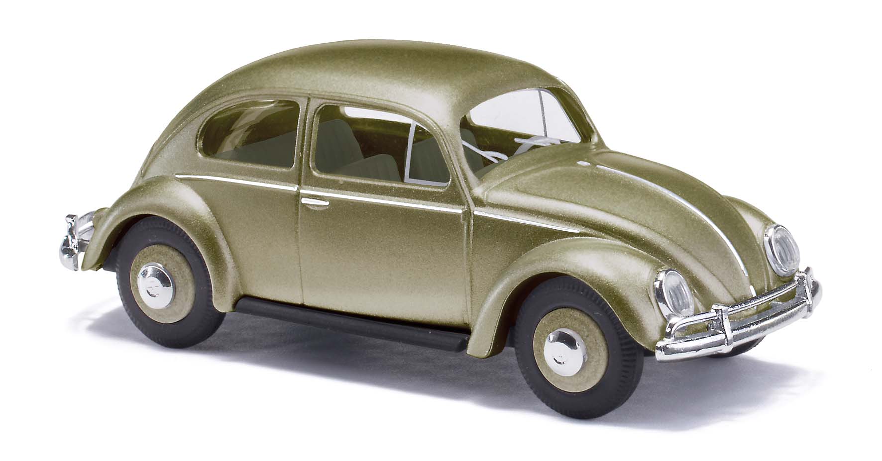 Busch 52998 VW Käfer/Ovalfen. Exportversion Grünmet. 1:87 Neu