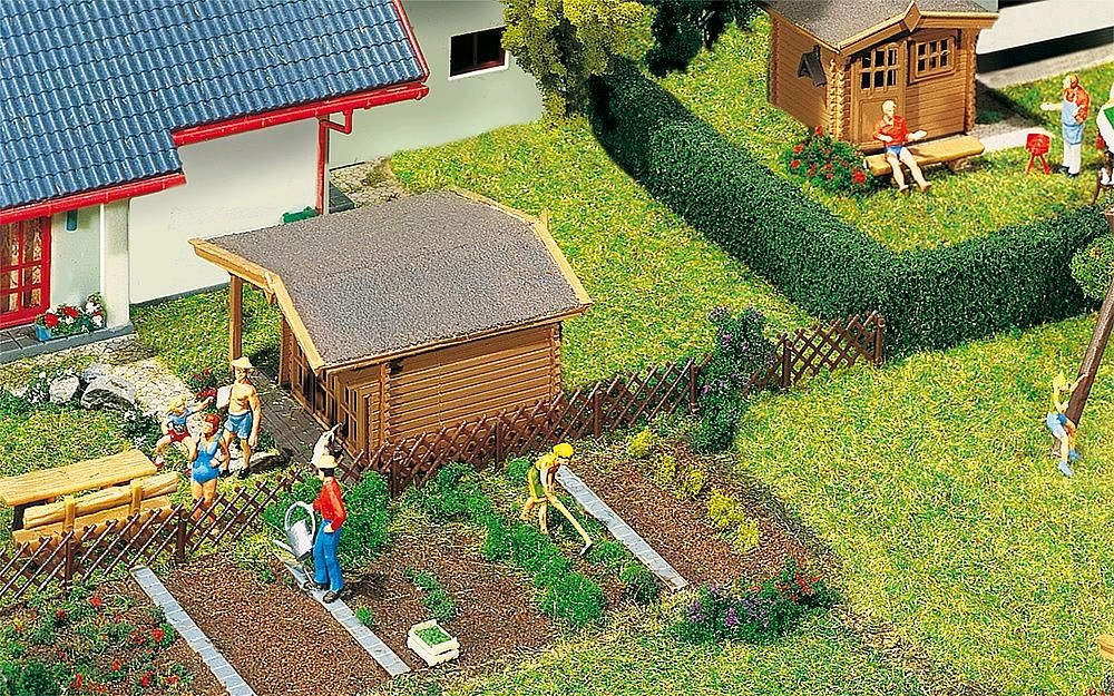 Faller 180402 Zaun-Sortiment, 2 Farben, 1080mm 1:87 Spur H0 Neu OVP
