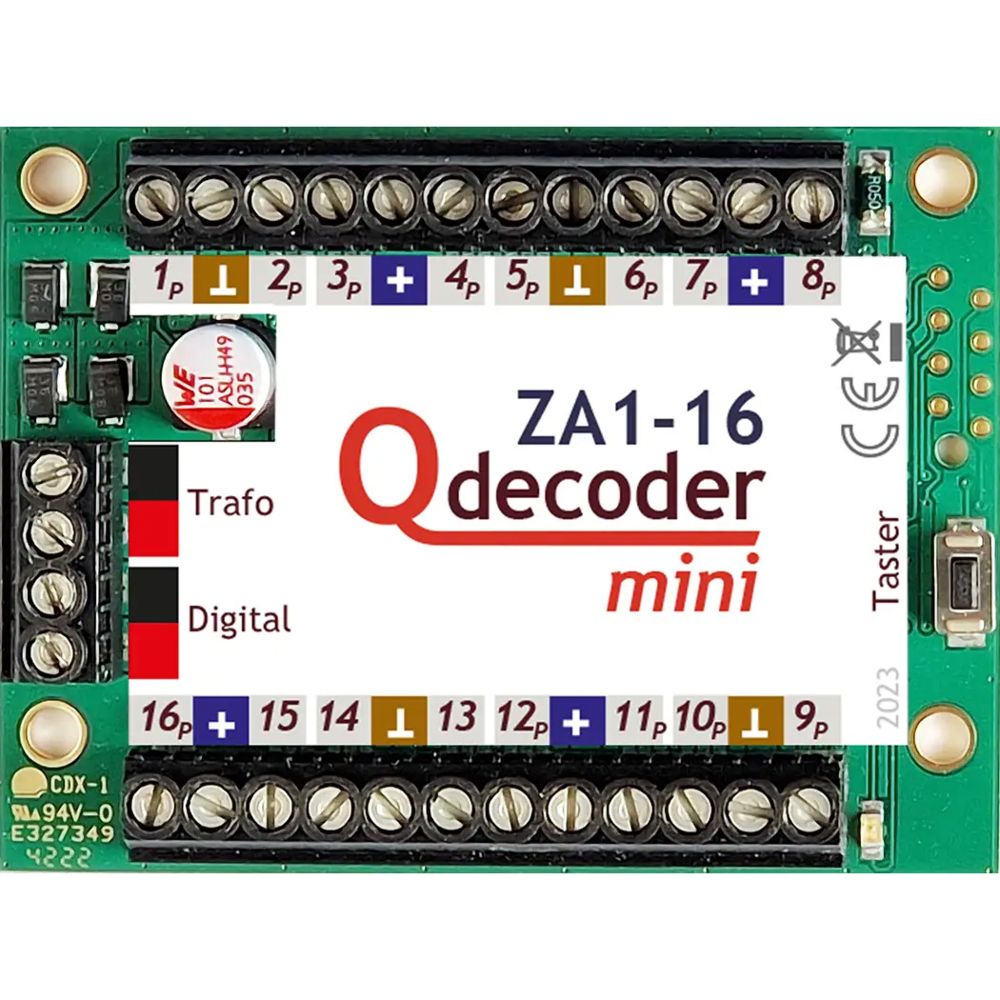 Viessmann 1414 Qdecoder ZA1-16 mini - QD217