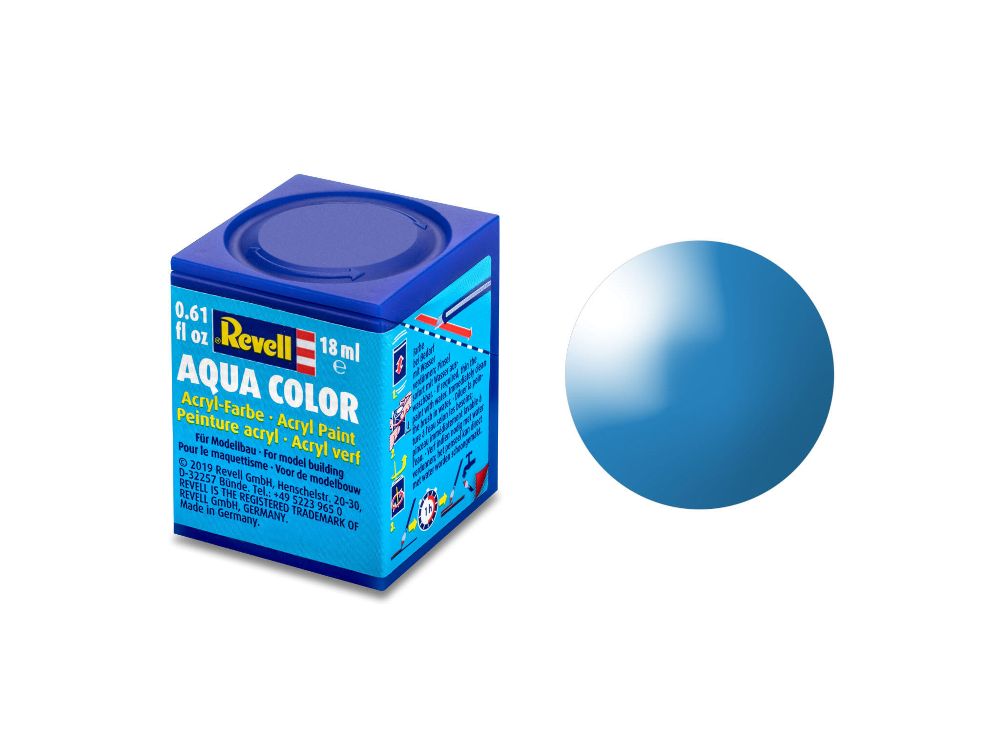 Revell 36150 Aqua Color lichtblau glänzend 18 ml NEU