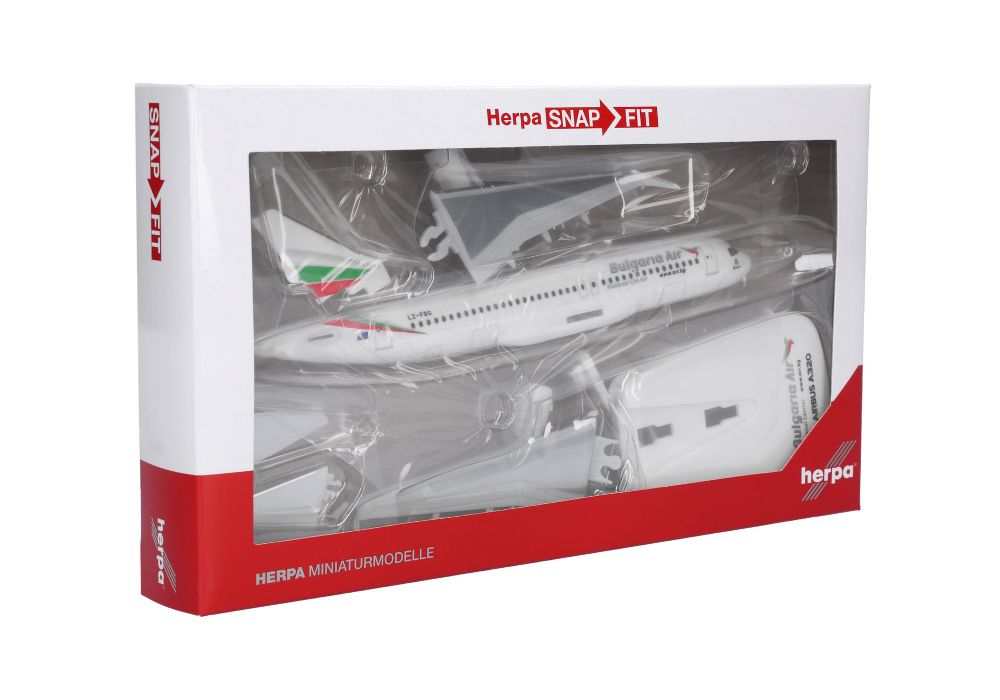 Herpa 614962 Bulgaria Air Airbus A320 – LZ-FBG 1:200 Snap-Fit NEU