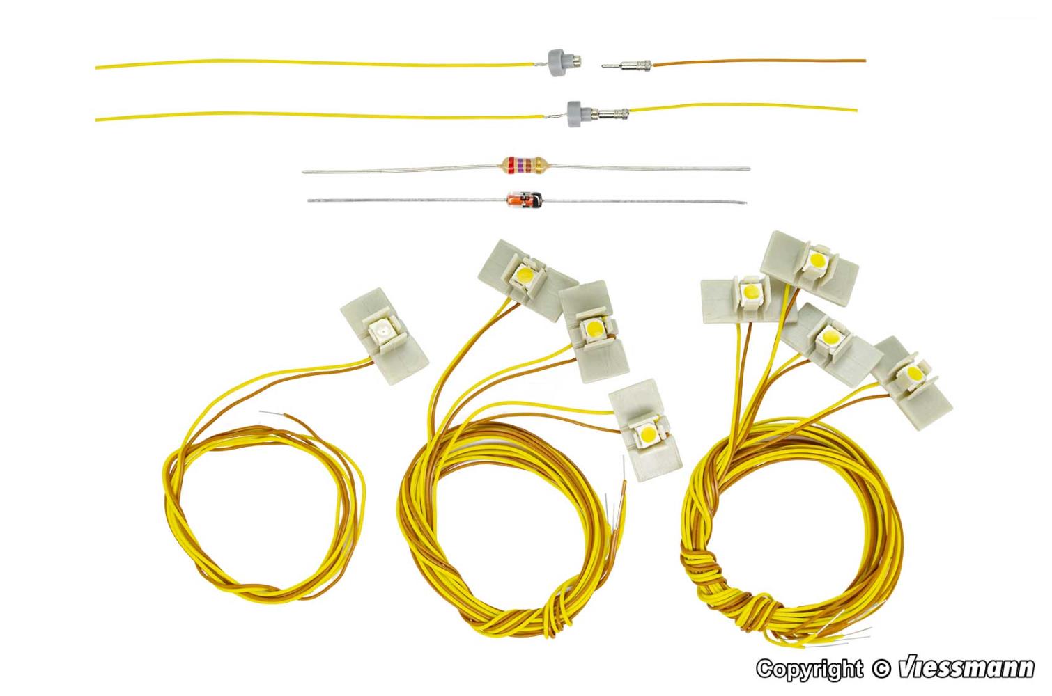 Viessmann 6002 Beleuchtungs-Set für kibri Kubushäuser Neu OVP