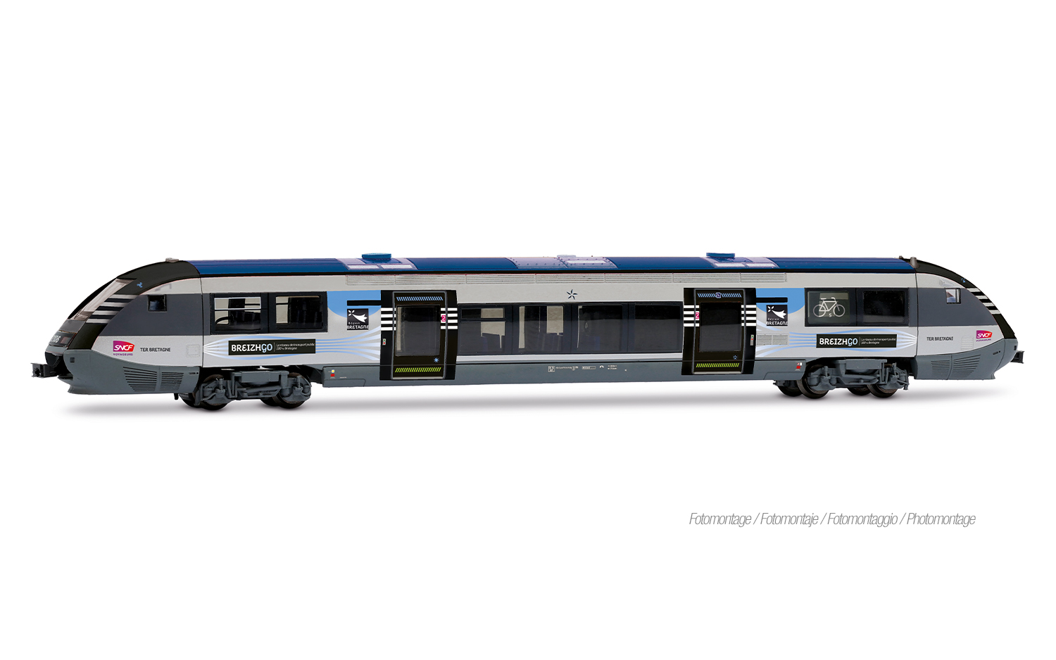 Arnold HN2684S SNCF, Dieseltriebwagen X 73500 „TER Bretagne”, neue „BREIZHG