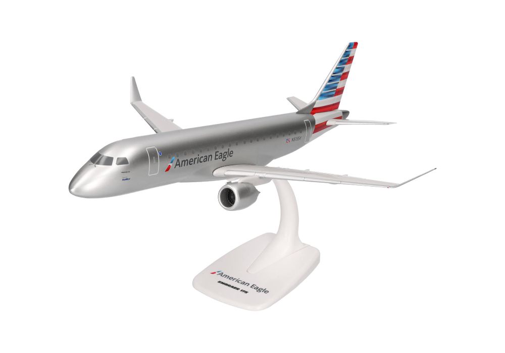 Herpa 614887 American Eagle Embraer E175 N515SY 1:100 Snap-Fit
