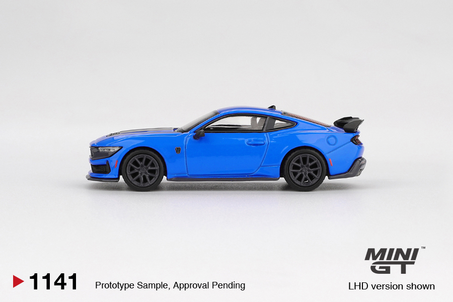 Mini GT MGT01141-L 1:64 FORD MUSTANG DARK HORSE GRABBER BLUE 2024