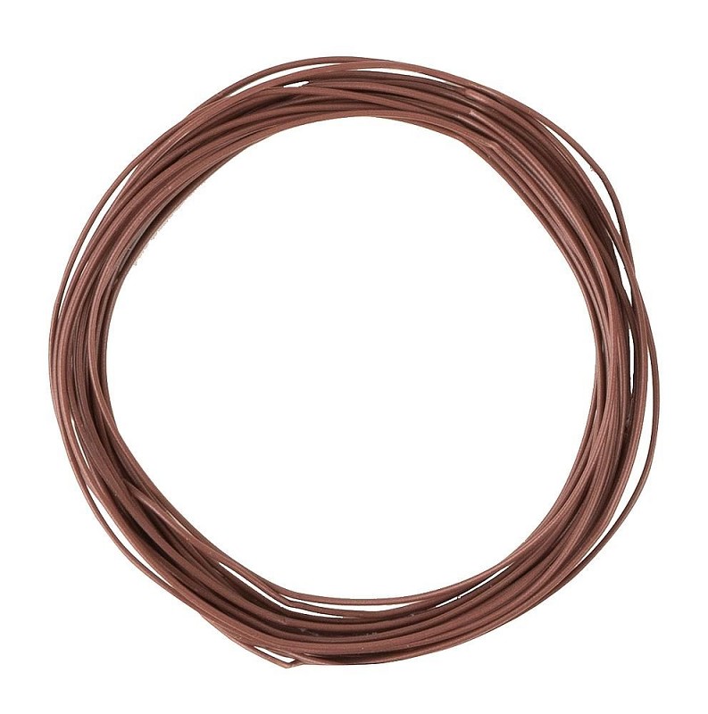 Faller 163788 Car System Litze 0,04 mm², braun, 10 m