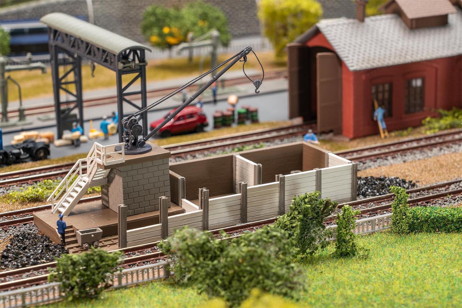 Faller 239008 Aktions-Set Bahnbetriebswerk 1:160 Spur N Bausatz