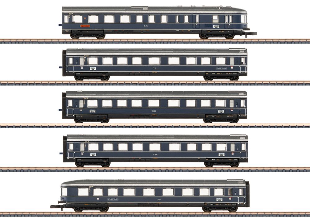 Märklin MHI 87615 Wagenset Fernschnellzug „Blauer Enzian“ (DB) Spur Z