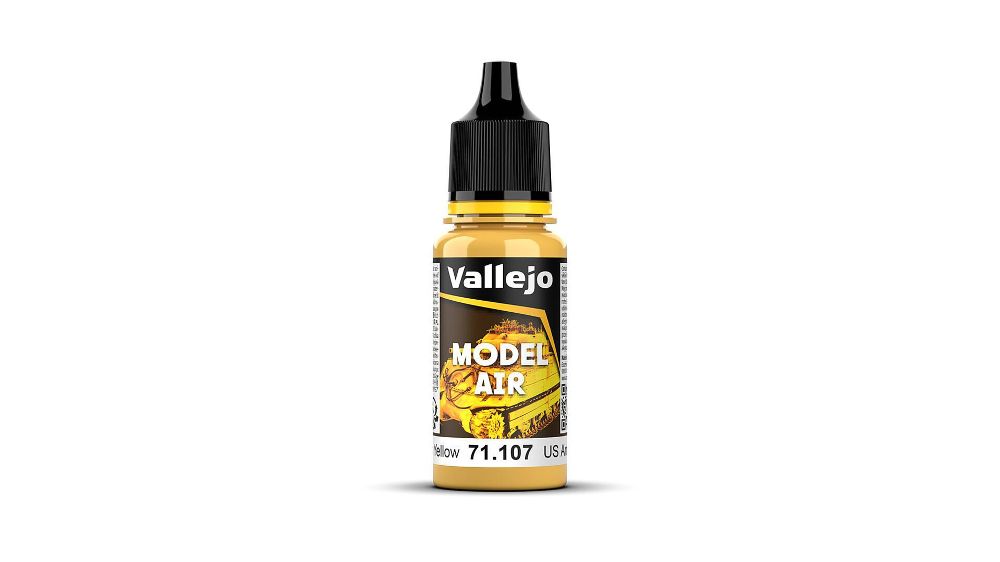 Vallejo 71107 US Innengelb, 18 ml Model Air NEU