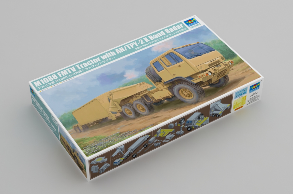 Trumpeter 01098 FMTV Tractor with AN/TPY-2 X Band Radar 1:35 NEU
