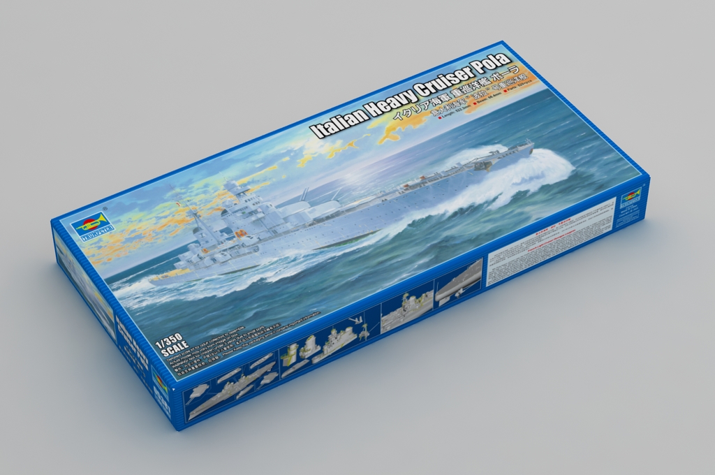Trumpeter 05381 Italian Heavy Cruiser Pola 1:350 Bausatz NEU OVP