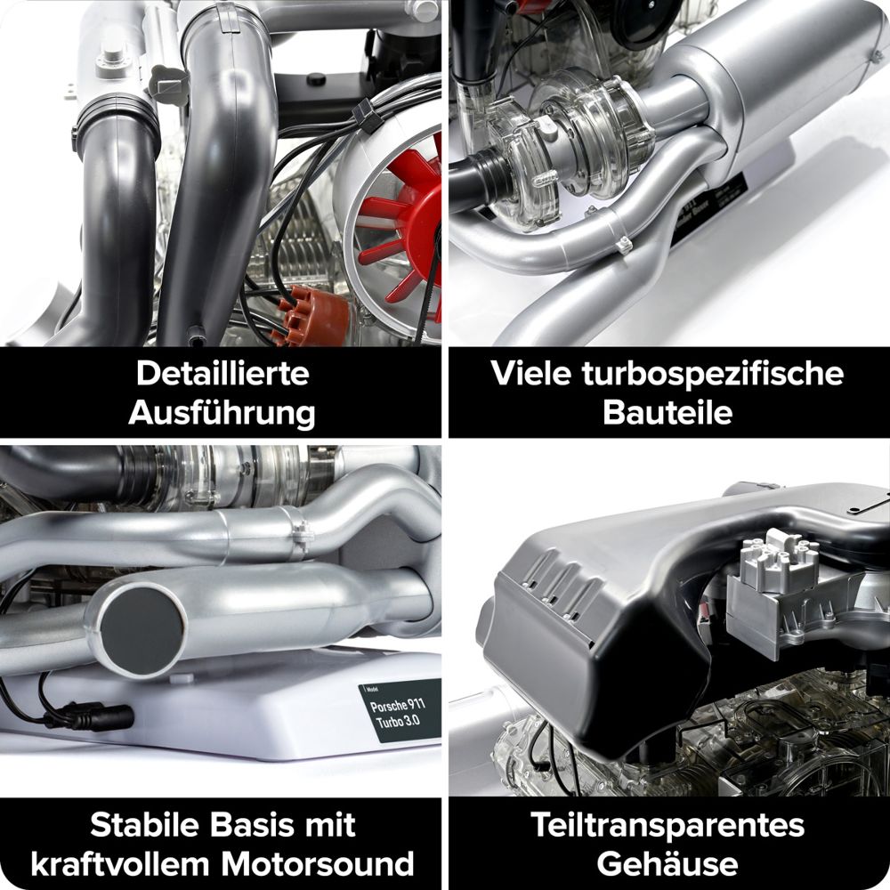 Franzis 67250 Porsche 911 Turbomotor 1:3