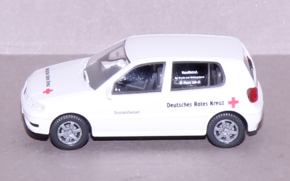 Wiking 0710732 VW Polo Deutsches Rotes Kreuz - 1:87 - Standmodell