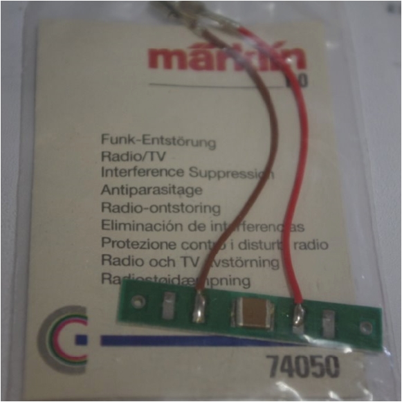 Märklin 74050 Funk-Entstörung Radio/TV Spur H0