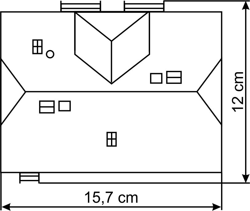 Vollmer 43657 Siedlungshaus - Spur H0 - Bausatz - Neu - OVP