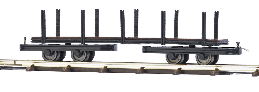 Busch 12245 Drehgestell-Rungenwagen 1:87 Spur H0f Neu OVP