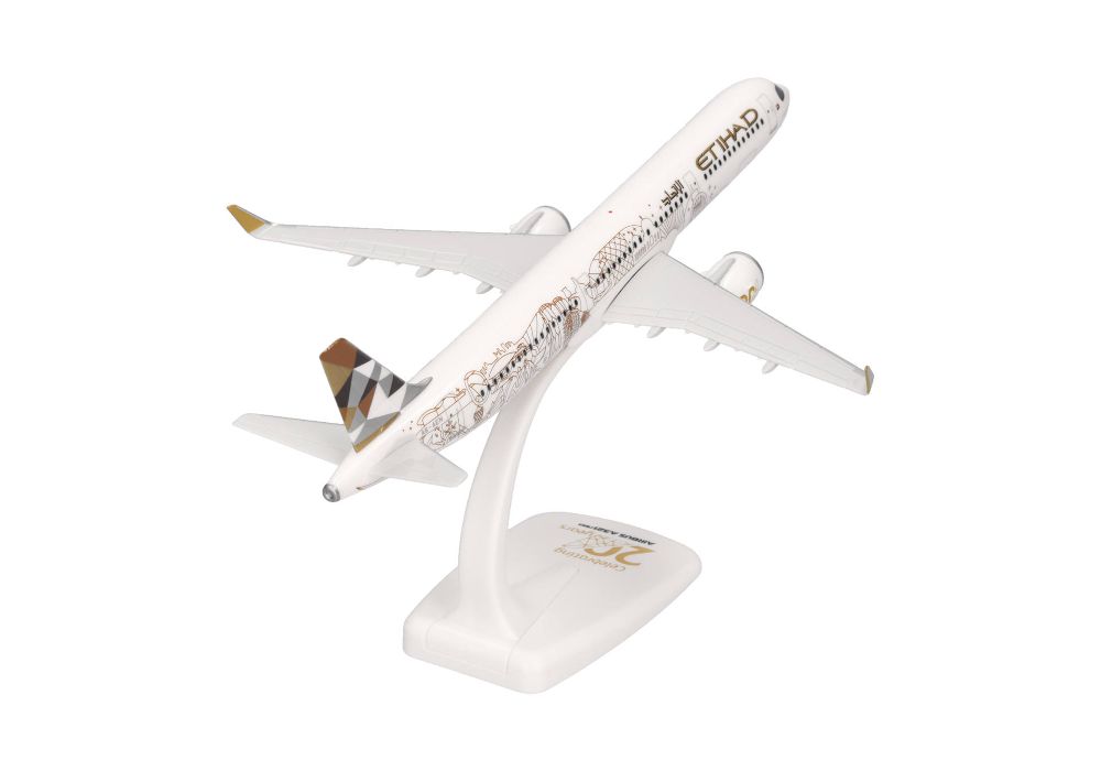 Herpa 615013 Etihad Airways Airbus A321neo 20th Anniversary 1:200