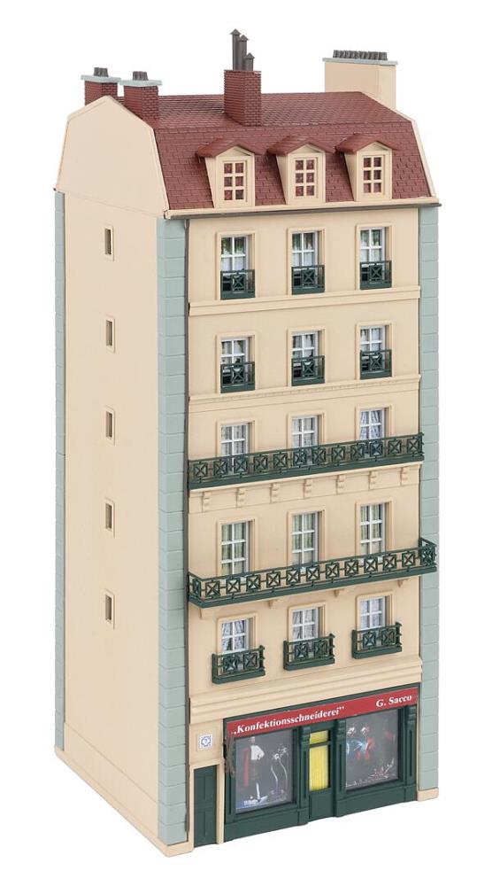 Faller 130712 Stadthaus 6-stöckig 1:87 Spur H0 Bausatz Neu OVP