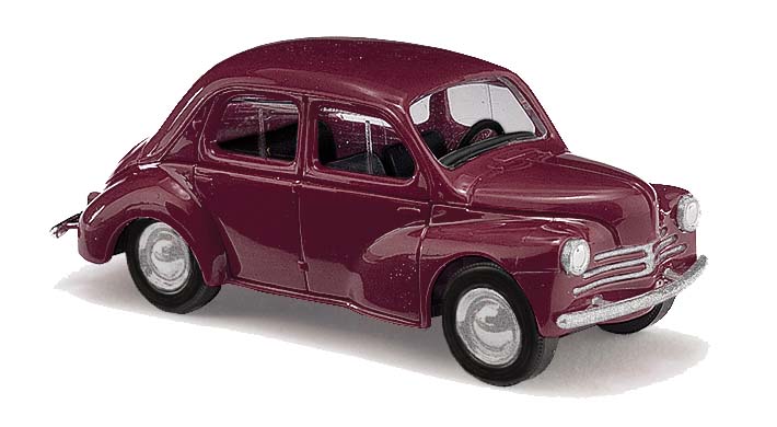 Busch 89110 Renault 4CV Bordeaux 1:87 Spur H0 Standmodell Neu