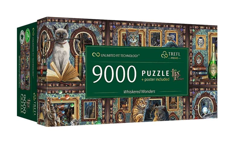 Trefl 81035 Whiskered Wonders 9000 Teile Puzzle Neu OVP