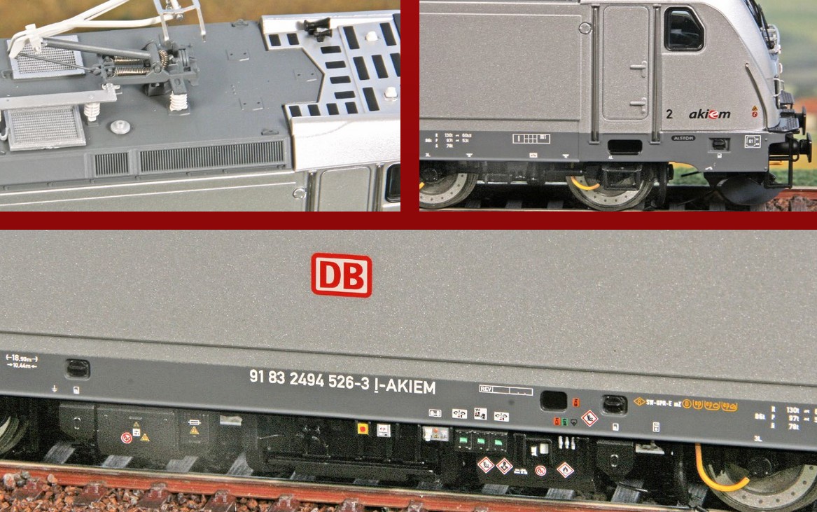ACME 69699 E-Lok TRAXX 494 526 DB/Akiem 1:87 Spur H0 DCC Snd