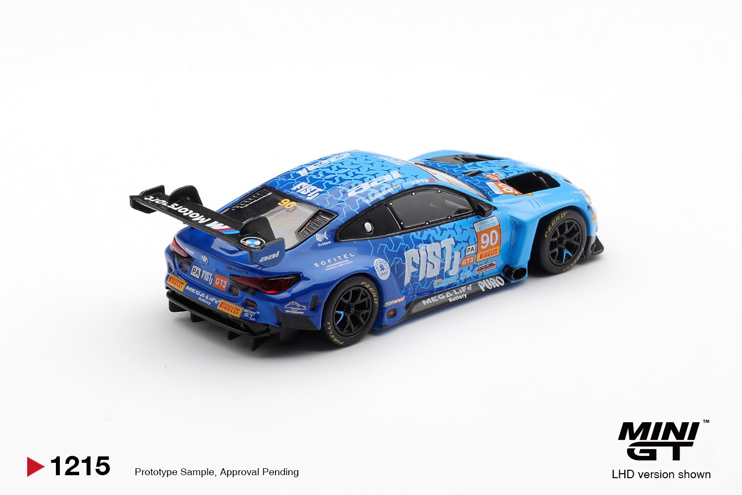 Mini GT 1215 BMW M4 (G82) GT3 EVO #90 FIST Team AAI 2025 1:64