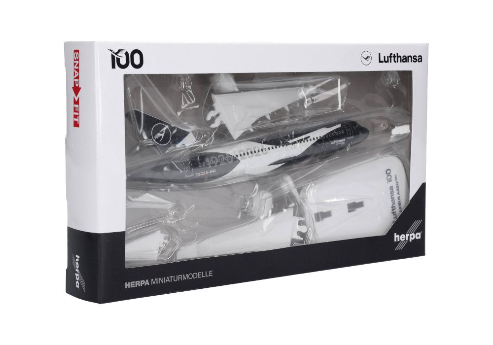 Herpa 615105 Lufthansa Airbus A320neo "100 Jahre" D-AING 1:200