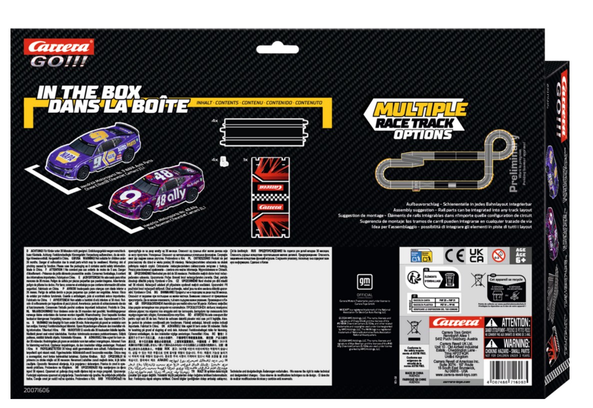 Carrera 20071606 Extension Pack - Nascar Racer Carrera GO!!! Neu OVP