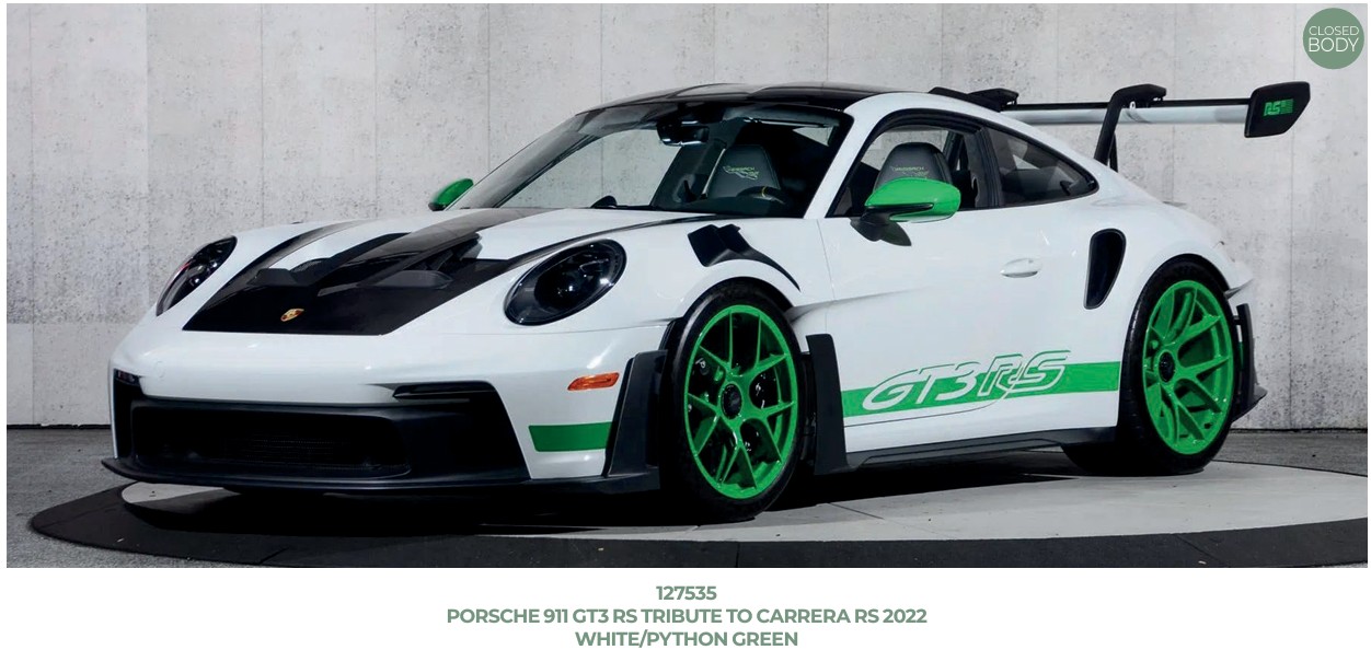 Norev 127535 Porsche 911 GT3 RS Tribute to Carrera RS 2022 1:12