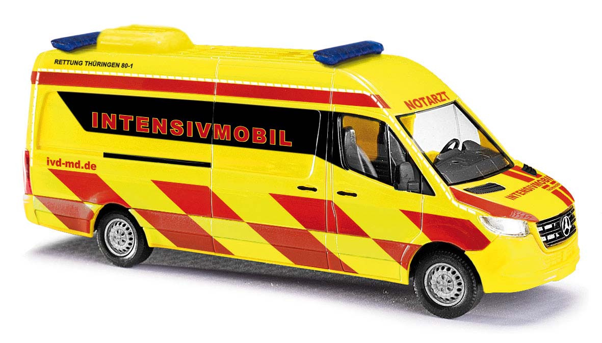 Busch 52618 Mercedes Sprinter Intensivmobil Thüring 1:87 Spur H0