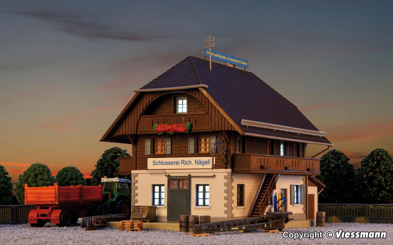 Kibri 38800 Schlosserei Nägeli 1:87 Spur H0 Bausatz Neu OVP