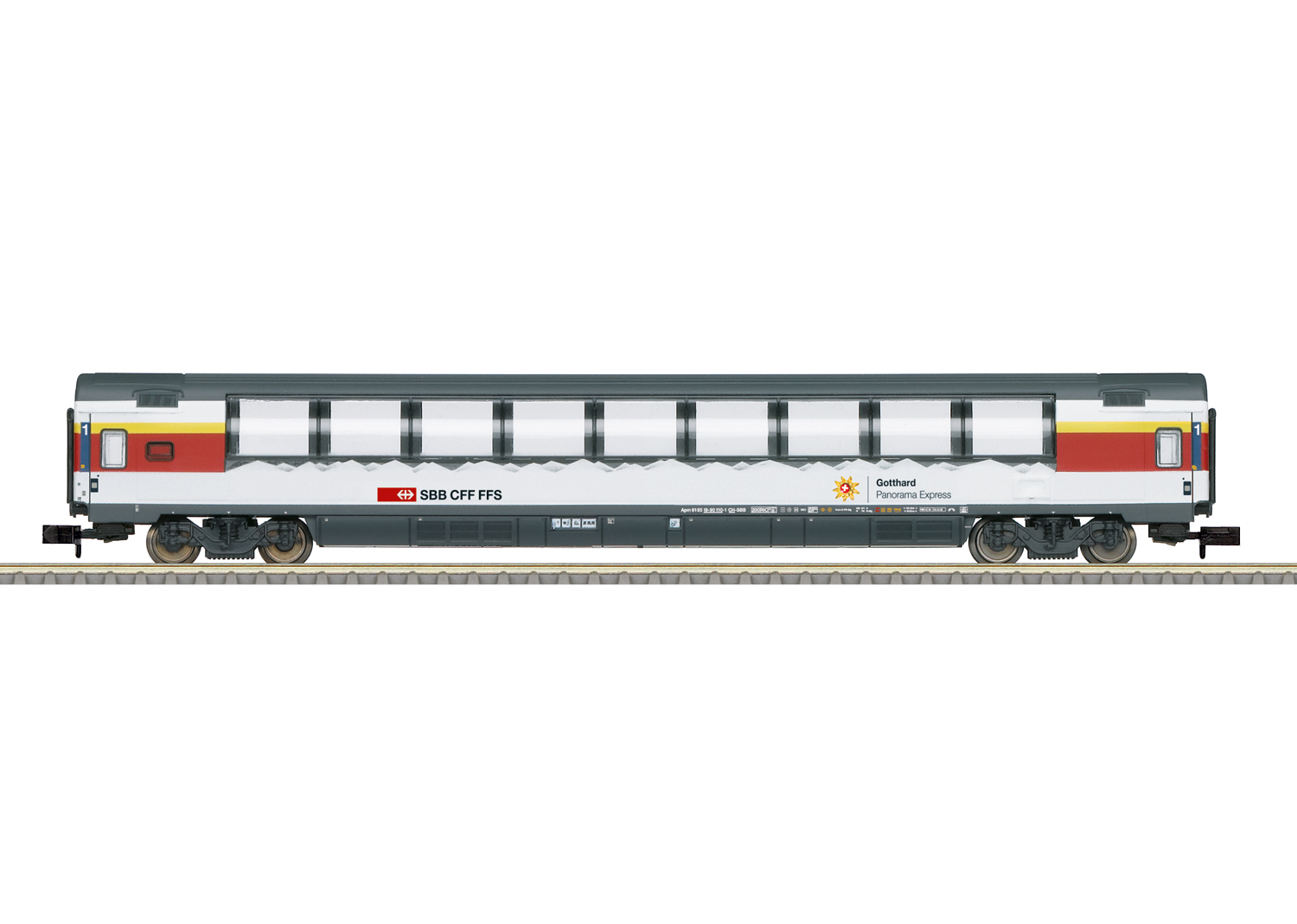 Trix 18622 EuroCity Panoramawagen SBB