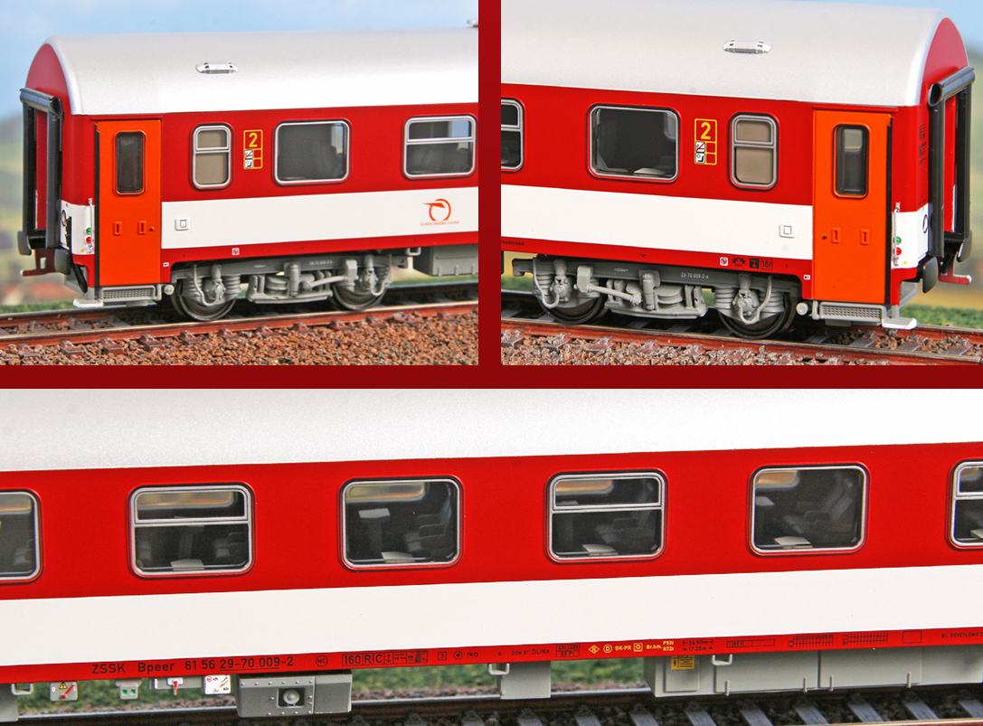 ACME 52974 Pers.Wagen Typ Bpeer 2.Kl. ZSSK 1:87 Spur H0 DC NEU