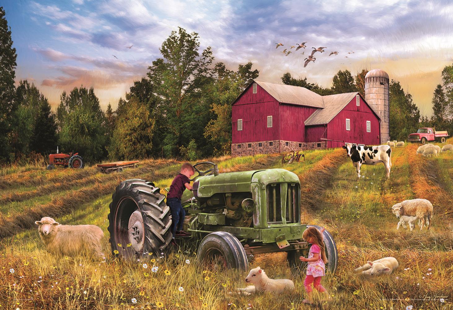 EUROGRAPHICS 8551-5780 Vintage Tractor Dose 550 Teile Puzzle