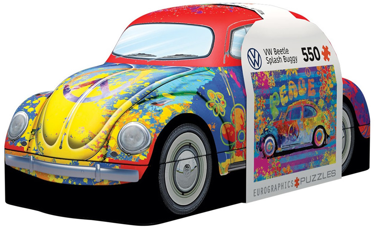 EUROGRAPHICS 8551-6026 VW Beetle Splash Dose 550 Teile Puzzle Neu OVP