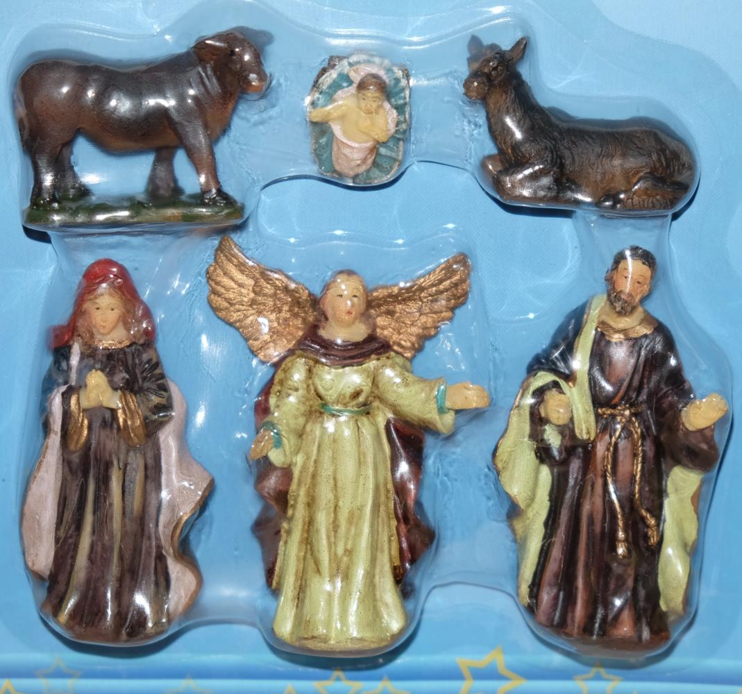 Faller 331996 Krippen-/Weihnachtsfiguren-Set Heilige Familie 1:22,5 Spur G