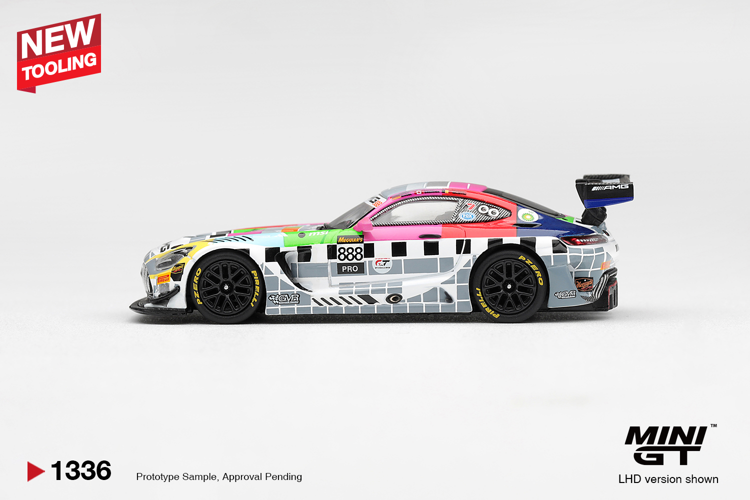 Mini GT 1336 1:64 MERCEDES-BENZ AMG GT3 888 BATHURST 12 HOUR 2025