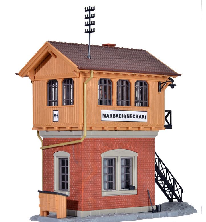 Kibri 39477 Stellwerk Marbach - Spur H0 - Bausatz - Neu - OVP