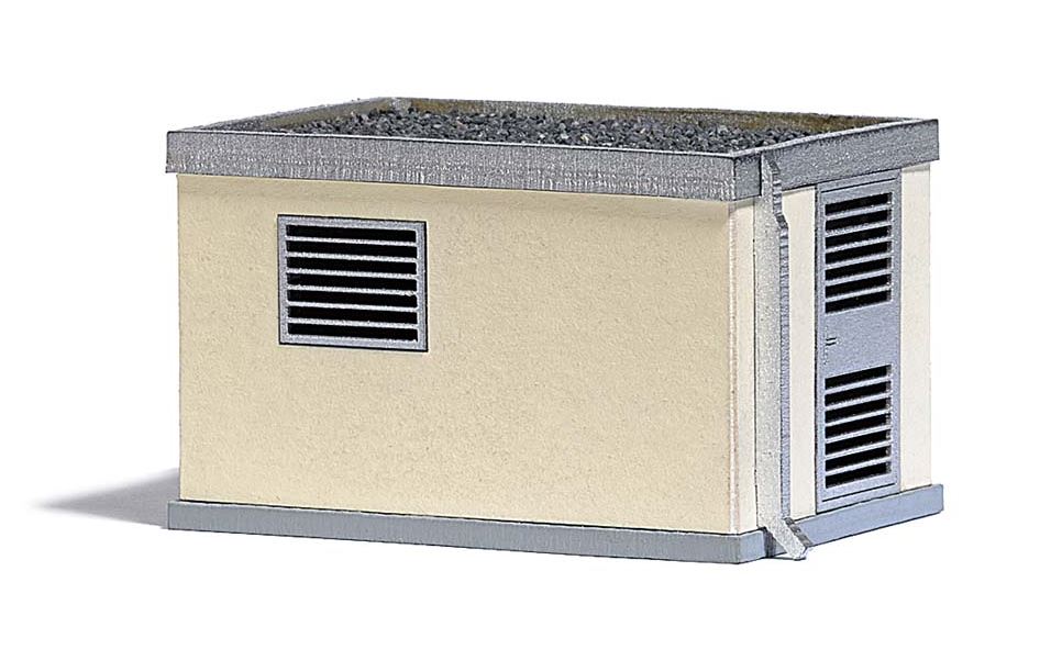 Busch 1570 Trafostation - Spur H0 - Bausatz - Neu - OVP