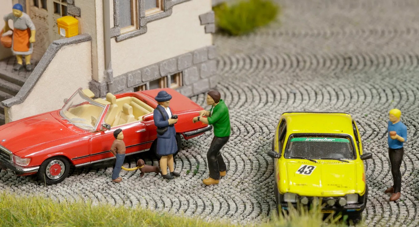Noch 16600 Funny-Scenes „Falschparker" 1:87 Spur H0 Neu OVP
