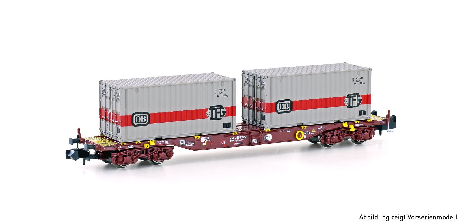 Hobbytrain H23201 Containerwgn Sgjkkmms 699 DB Ep.IV DB/TFG Spur N